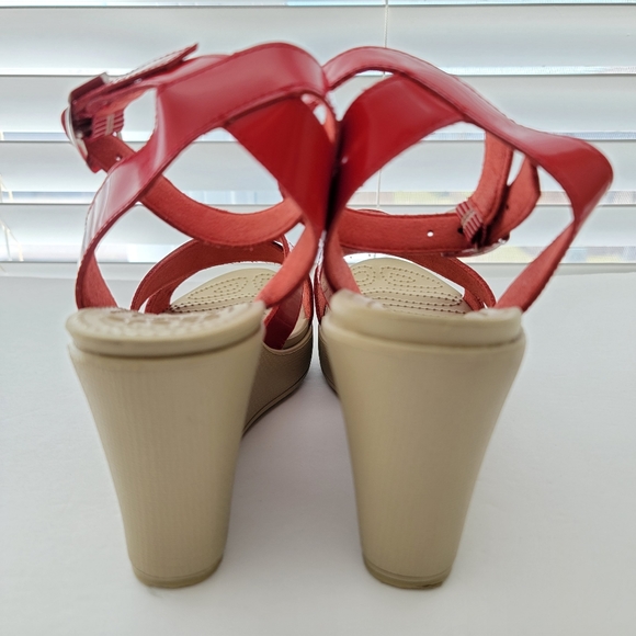 Crocs Rio Red heel Wedges - Picture 2 of 5
